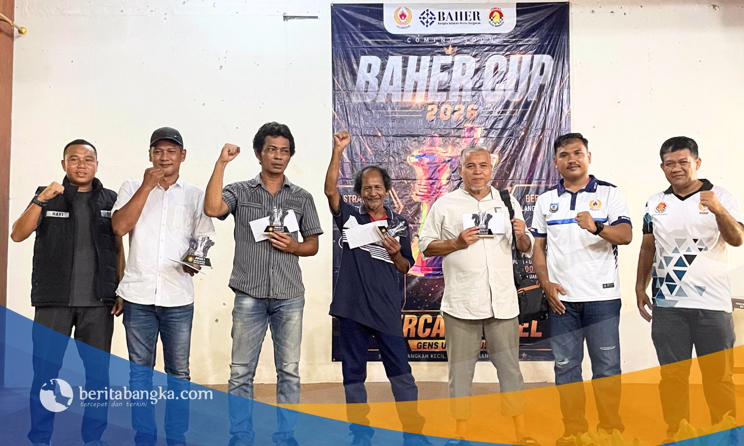 Baher Cup 2026 Pererat Persaudaraan Komunitas Catur Bangka Belitung